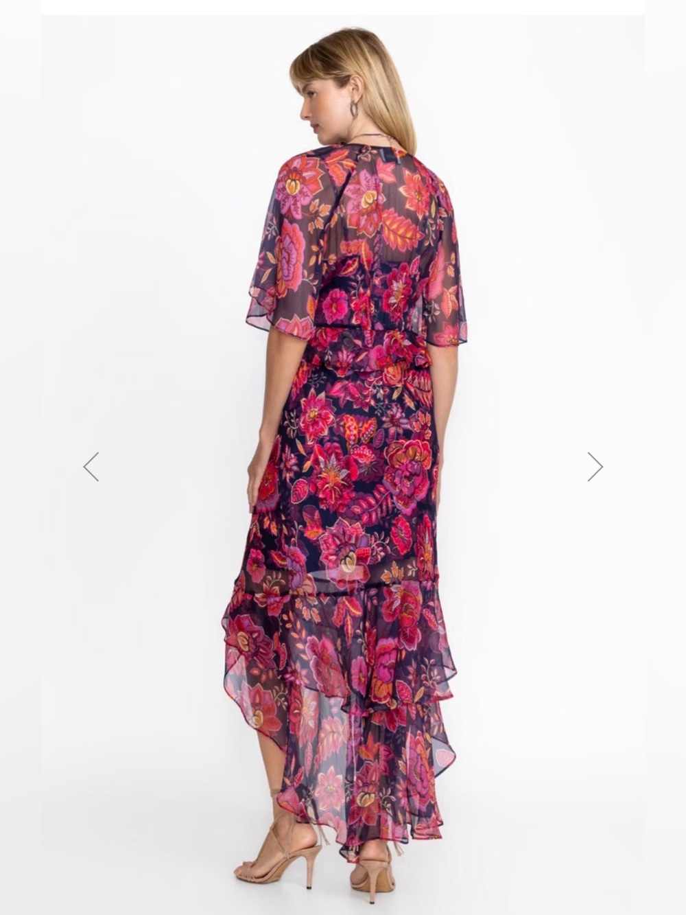 JADE Johnny was LUXEE RUFFLE MAXI DRESS.  NWT - Picture 5 of 11